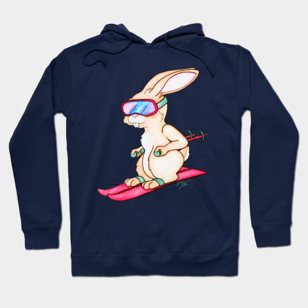 Ski Bunny Hoodie by ptowndanig